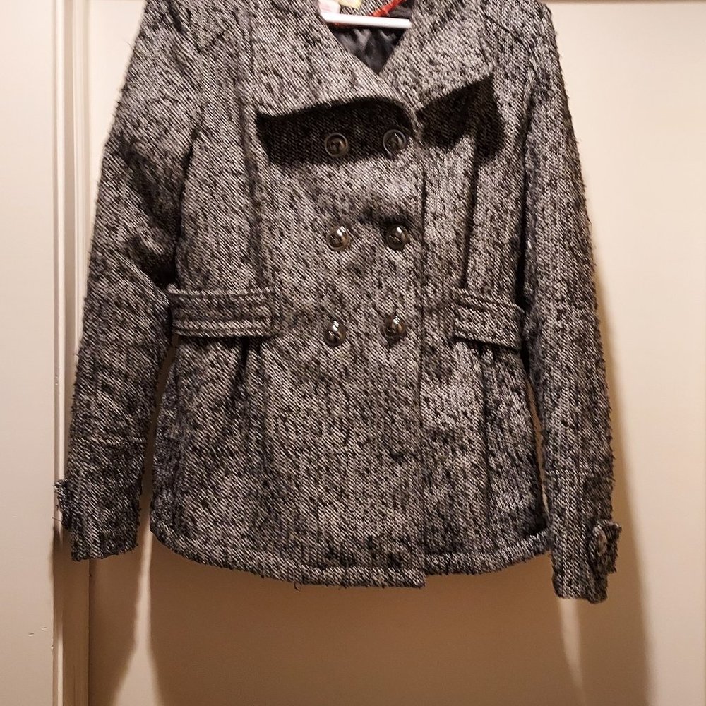 Juniors' Pink Envelope Coat